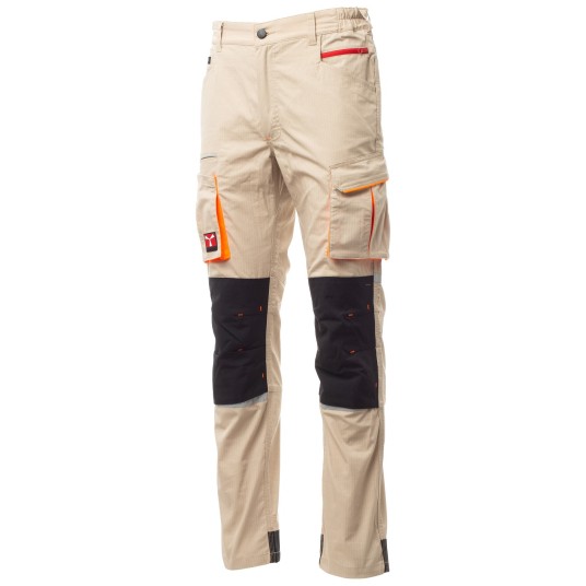 SPODNIE ROBOCZE NEXT 400 SUMMER - KAKI-NERO