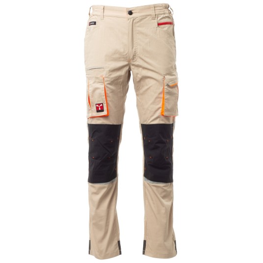 SPODNIE ROBOCZE NEXT 400 SUMMER - KAKI-NERO