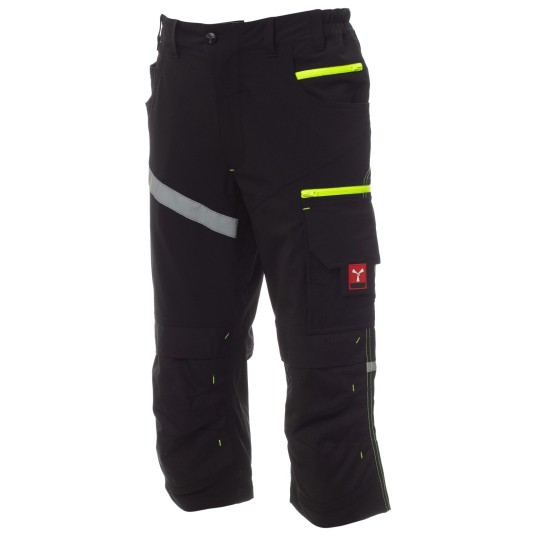 SPODNIE ROBOCZE NEXT 4W PIRATE - CZARNY-CZARNY