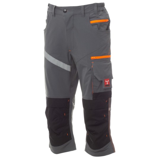 SPODNIE ROBOCZE NEXT 4W PIRATE - ZADYMIONY-CZARNY