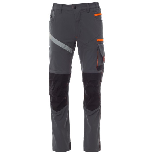 SPODNIE ROBOCZE NEXT 4W SUMMER - ZADYMIONY-CZARNY