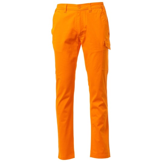 SPODNIE ROBOCZE POWER STRETCH - POMARAŃCZOWY