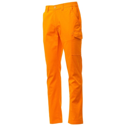 SPODNIE ROBOCZE POWER STRETCH - POMARAŃCZOWY