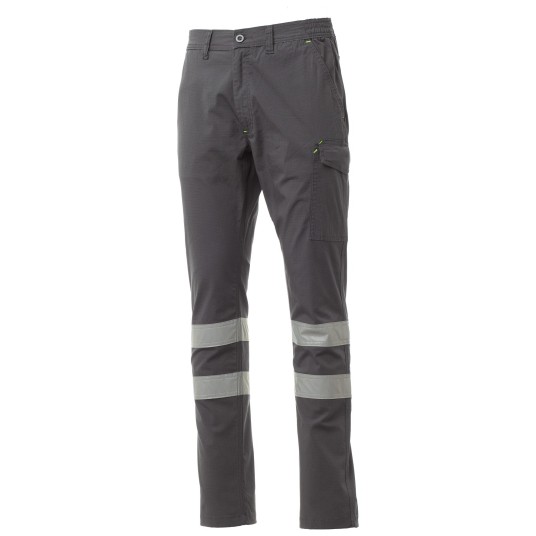 SPODNIE ROBOCZE POWER STRETCH SUMMER REFLEX - ZADYMIONY