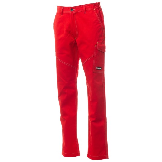 SPODNIE ROBOCZE WORKER - CZERWONY