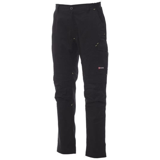 SPODNIE ROBOCZE WORKER TECH - CZARNY-CZARNY