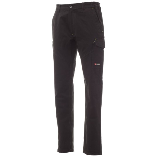 SPODNIE ROBOCZE WORKER WINTER - CAŁKIEM CZARNY