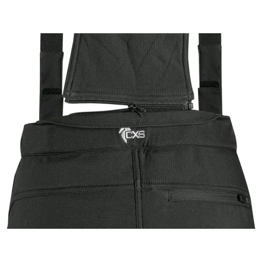 SPODNIE SOFTSHELL CXS TRENTON MĘSKIE ZIMOWE - CZARNY