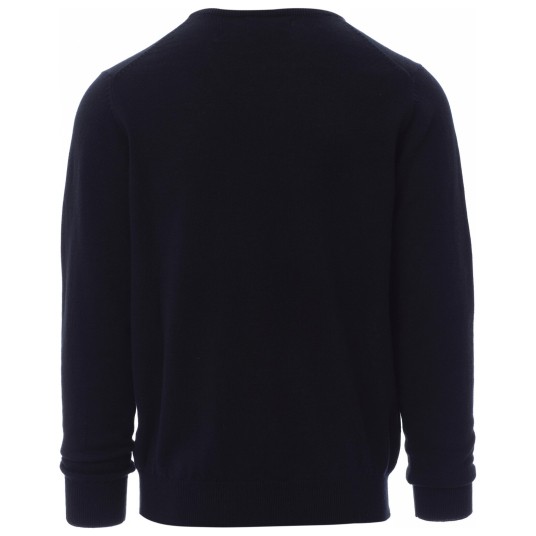 SWETER OKRĄGŁY DEKOLT FLY - GRANATOWY