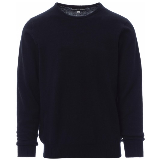 SWETER OKRĄGŁY DEKOLT FLY - GRANATOWY