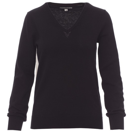 SWETER W SEREK BUSINESS LADY - CZARNY