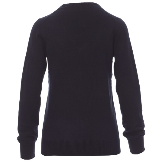 SWETER W SEREK BUSINESS LADY - GRANATOWY