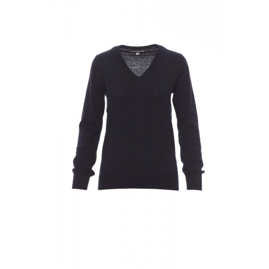 SWETER W SEREK DAMSKI BUSINESS LADY - GRANATOWY