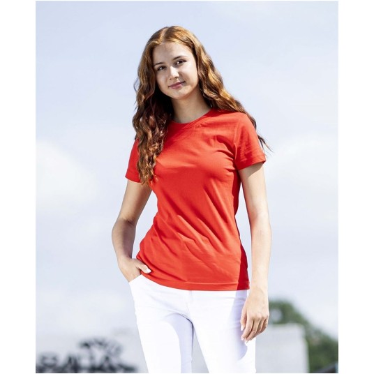 T-SHIRT DAMSKI ARDON®LIMA - CZERWONY