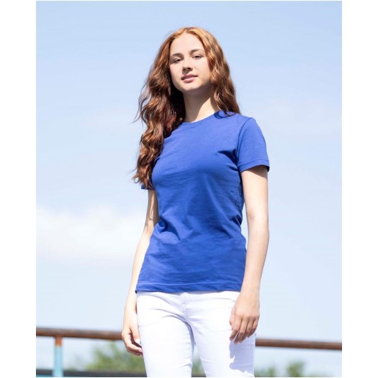 T-SHIRT DAMSKI ARDON®LIMA - NIEBIESKI ROYAL