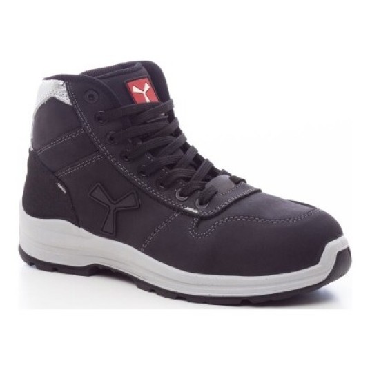 TRZEWIKI OCHRONNE S3 GET FORCE MID LD S3-NBK - CAŁKIEM CZARNY