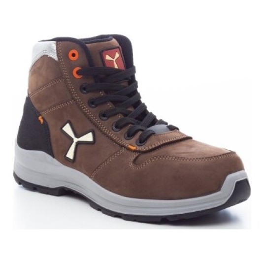 TRZEWIKI OCHRONNE S3 GET FORCE MID LD S3-NBK - CZEKOLADOWY