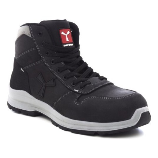 TRZEWIKI OCHRONNE S3 GET FORCE MID S3-NBK - CAŁKIEM CZARNY