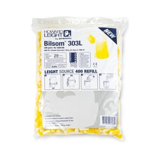 ZATYCZKI BILSOM 303L 1006186 (200PAR) WOREK