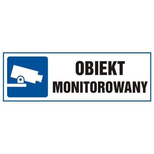 ZNAK OBIEKT MONITOROWANY-TA 002 BL PN