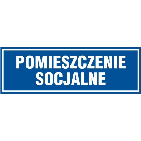 ZNAK-POMIESZCZENIE SOCJALNE- PB 054 BH PN