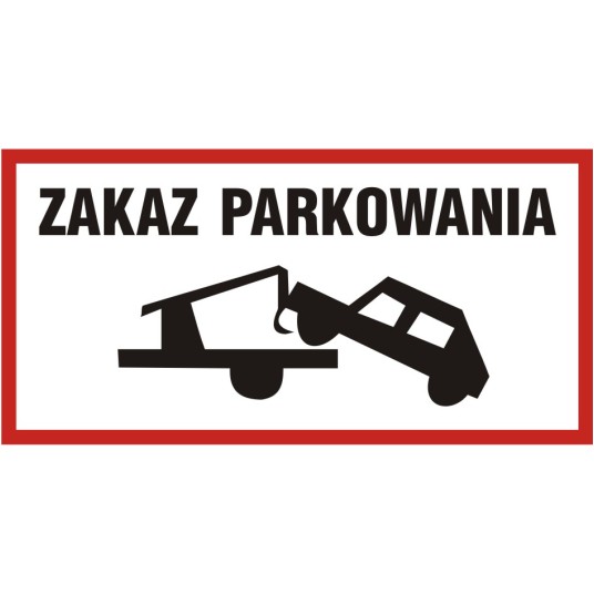 ZNAK-ZAKAZ PARKOWANIA-SA038 EC PN