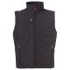 BEZRĘKAWNIK SOFTSHELL CREEK VEST LITE PAD - ANTRACYTOWY-CZARNY