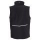 BEZRĘKAWNIK SOFTSHELL CREEK VEST LITE PAD - CZARNY-CZARNY