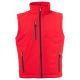 BEZRĘKAWNIK SOFTSHELL CREEK VEST LITE PAD - CZERWONY-CZARNY
