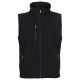 BEZRĘKAWNIK SOFTSHELL CREEK VEST PAD - CZARNY-CZARNY