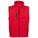 BEZRĘKAWNIK SOFTSHELL CREEK VEST PAD - CZERWONY-CZARNY