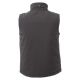 BEZRĘKAWNIK SOFTSHELL GALE VEST PAD - ANTRACYTOWY-CZARNY