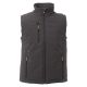 BEZRĘKAWNIK SOFTSHELL GALE VEST PAD - ANTRACYTOWY-CZARNY