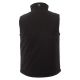 BEZRĘKAWNIK SOFTSHELL GALE VEST PAD - CZARNY-CZARNY