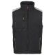BEZRĘKAWNIK SOFTSHELL STREAM VEST PAD - ANTRACYTOWY-CZARNY