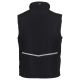 BEZRĘKAWNIK SOFTSHELL STREAM VEST PAD - CZARNY-CZARNY