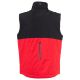 BEZRĘKAWNIK SOFTSHELL WISE VEST LITE PAD - CZERWONY-CZARNY