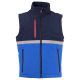 BEZRĘKAWNIK SOFTSHELL WISE VEST LITE PAD - KRÓLEWSKI NIEBIESKI-GRANATOWY