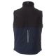BEZRĘKAWNIK SOFTSHELL WISE VEST PAD - GRANATOWY-CZARNY