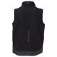 BEZRĘKAWNIK SOFTSHELL WONDER VEST LITE PAD - CZARNY-CZARNY