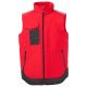 BEZRĘKAWNIK SOFTSHELL WONDER VEST LITE PAD - CZERWONY-CZARNY