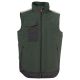 BEZRĘKAWNIK SOFTSHELL WONDER VEST LITE PAD - LEŚNA ZIELEŃ-CZARNY