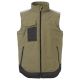BEZRĘKAWNIK SOFTSHELL WONDER VEST LITE PAD - ZIELONY WOJSKOWY-CZARNY