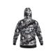 BLUZA CXS ARYN Z KAPTUREM - SZARO-CZARNY KAMUFLAŻ