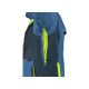 BLUZA CXS NAOS MĘSKA HV ŻÓŁTE ELEM. - NIEBIESKI