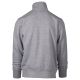 BLUZA NA ZAMEK HOOVER - SZARY MELANŻ