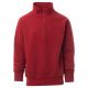 BLUZA NA ZAMEK KRÓTKI CANADA - BORDOWY