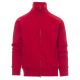 BLUZA NA ZAMEK PANAMA+ - CZERWONY