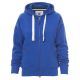 BLUZA NA ZAMEK Z KAPTUREM DALLAS+LADY - KRÓLEWSKI NIEBIESKI