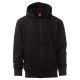 BLUZA NA ZAMEK Z KAPTUREM PONTIAC - CZARNY